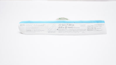 BD 381423 Insyte Autoguard Shielded IV Cath. 22Ga x 1.00inch, 35mL/min